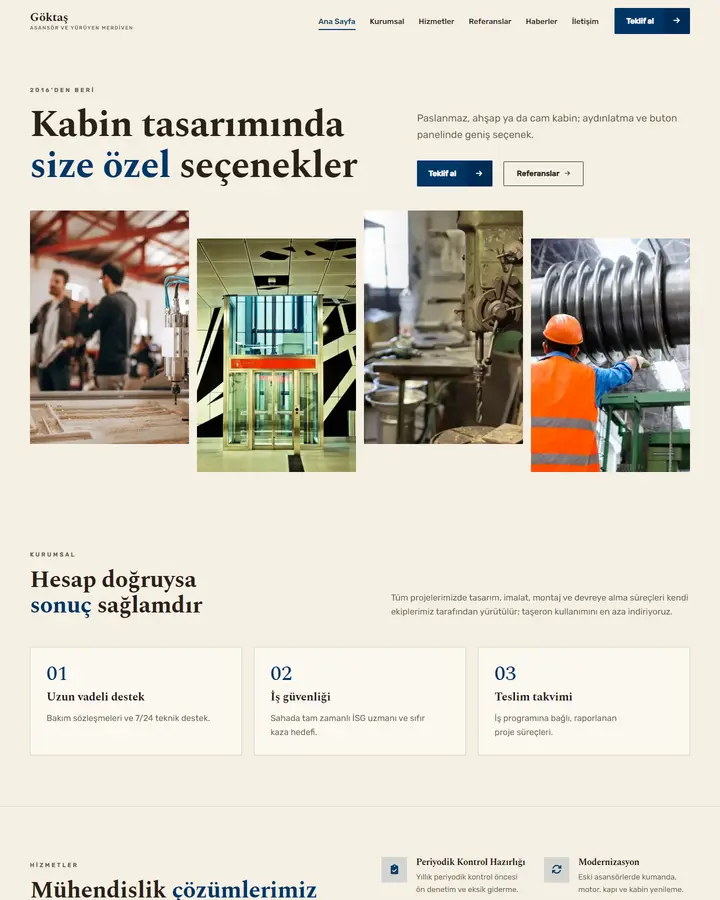 Tema 27 – Klasik Kurumsal tasarım önizlemesi
