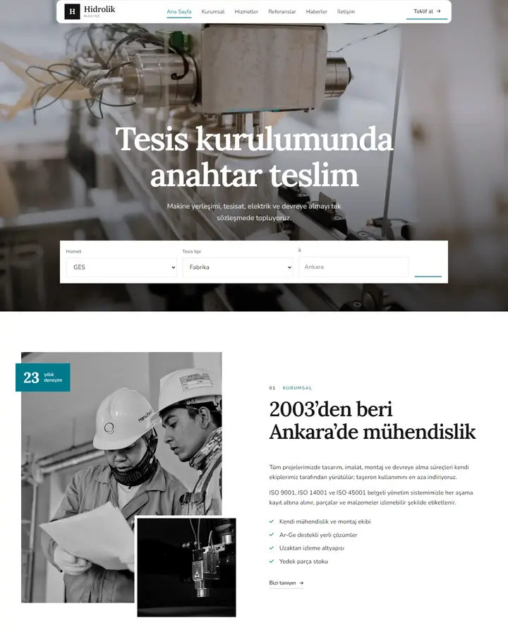 Tema 45 – İsviçre Izgara tasarım önizlemesi